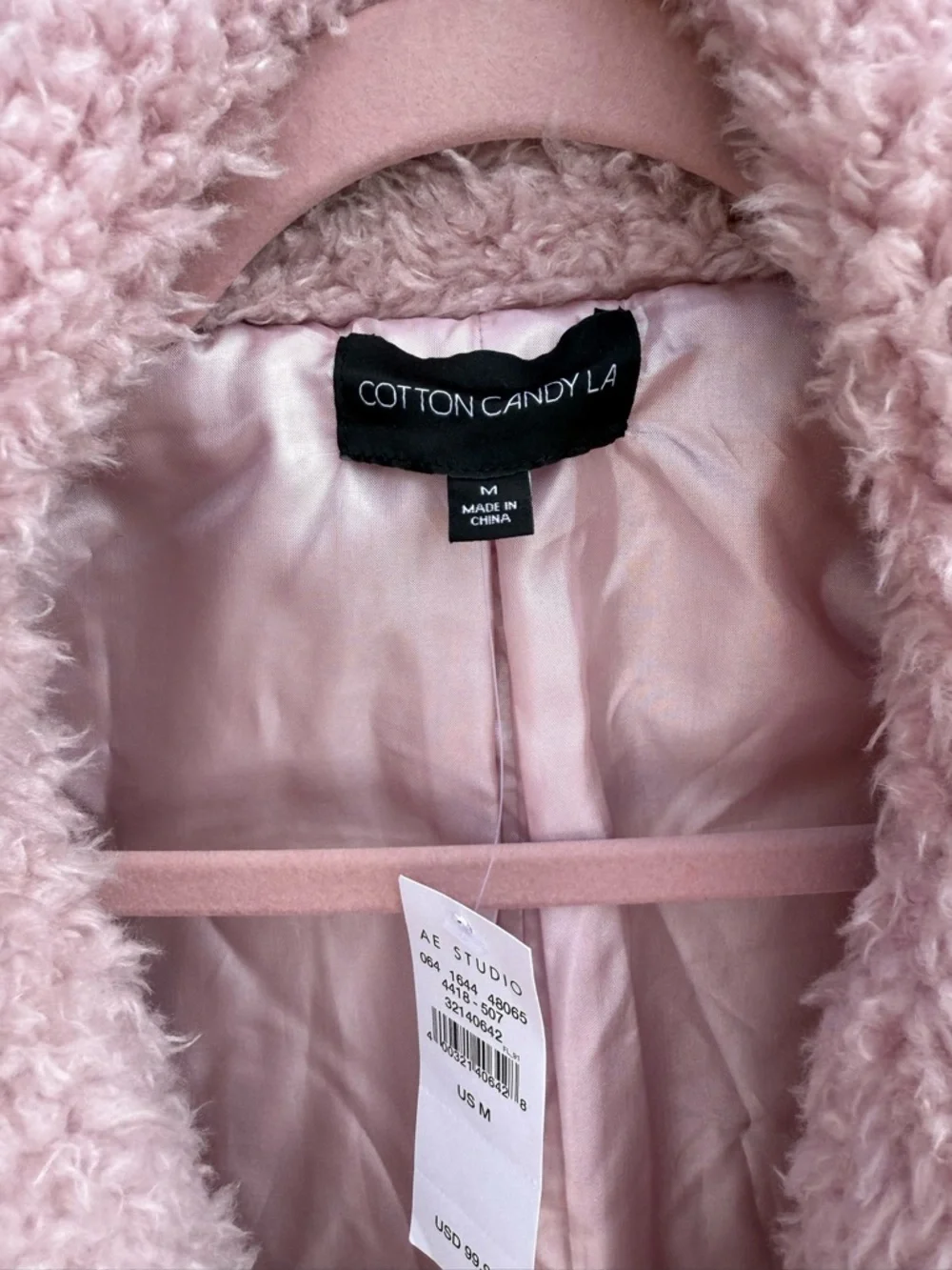 AE studio Teddy Bear Jacket, NWT, Sz med - Picture 3 of 8